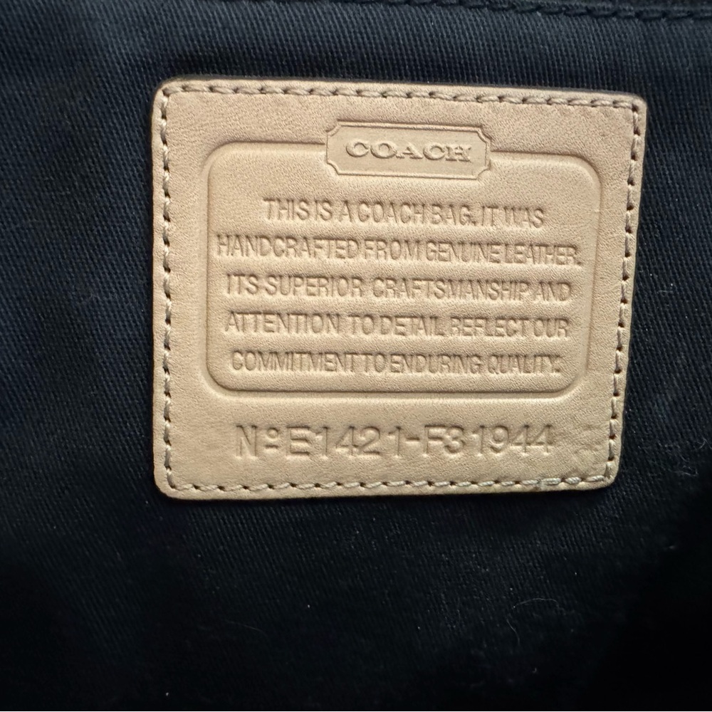 Coach Metro Embossed Leather Tote - Picture 3 of 5